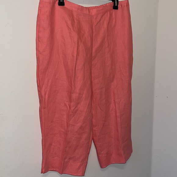 NWOT KIM ROGERS LINEN CAPRIS SIZE PXL - Picture 5 of 6